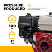 300 PSI 11.0 GPM Gas Soft Wash Unit - SW1165HC2 BE Power Equipment