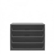 Durham Easy Glide Slide Rack With 4 Sliding Drawer Racks For Use With Large Compartment Boxes, Steel