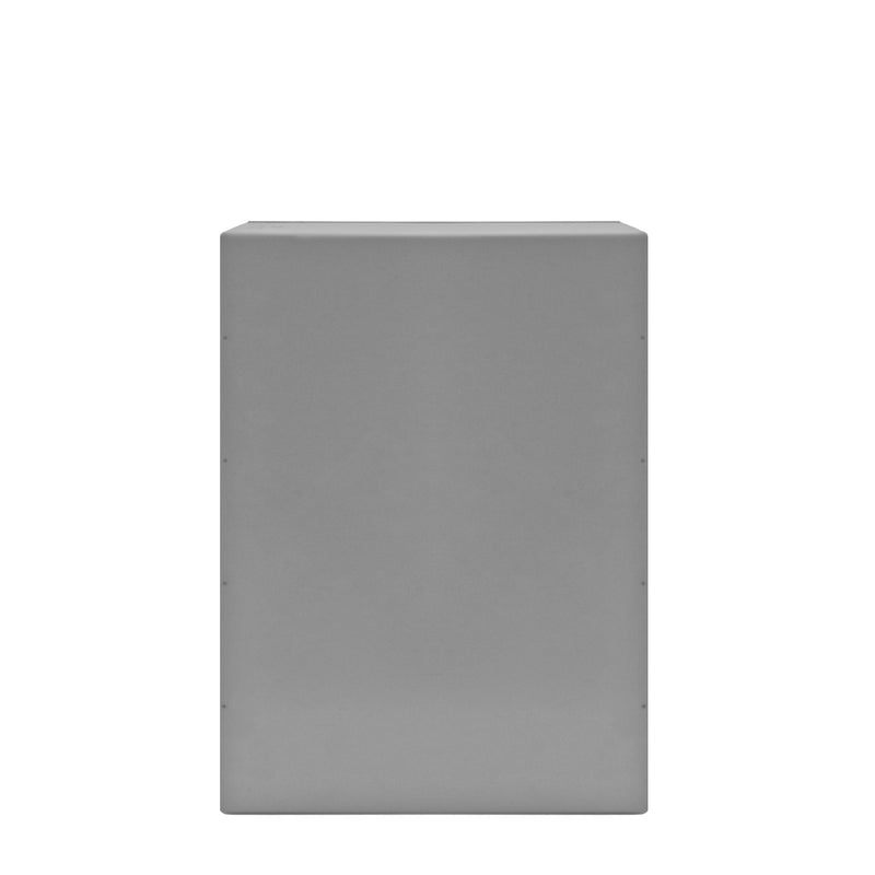 Durham Small bearing slide rack, 6 compartments, gray