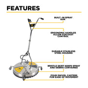 30" Whirl-A-Way Surface Cleaner BE Power Equipment