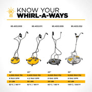 30" Whirl-A-Way Surface Cleaner BE Power Equipment