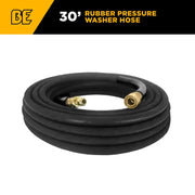 30ft 4000 PSI 3/8" Rubber Hose BE Power Equipment
