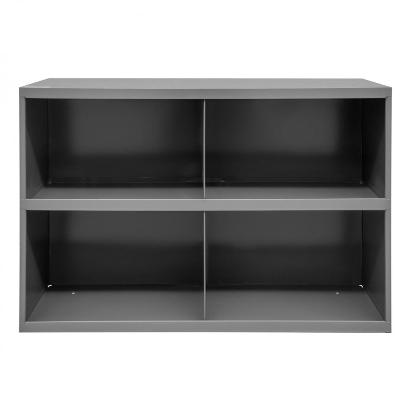 Durham 12" Deep, 4 Opening Bin, Gray