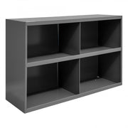 Durham 12" Deep, 4 Opening Bin, Gray