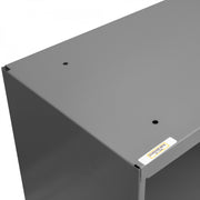 Durham 12" Deep, 4 Opening Bin, Gray