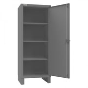 Durham Heavy Duty Cabinet, 14 Gauge, 30 x 24 x 78, Single Door, 3 Adjustable Shelves