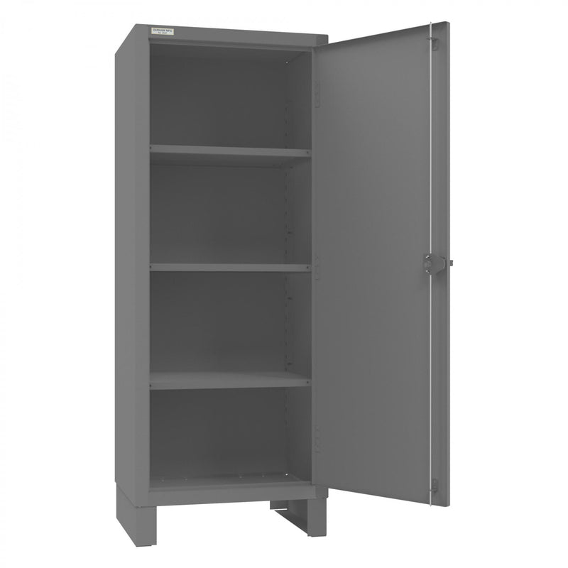 Durham Heavy Duty Cabinet, 14 Gauge, 30 x 24 x 78, Single Door, 3 Adjustable Shelves