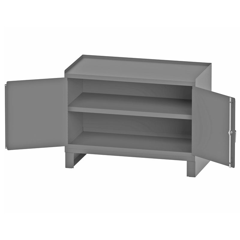Durham Stationary Workstation, 1 Shelf, 2 Doors, 48-1/8 x 24-1/4 x 36-3/16