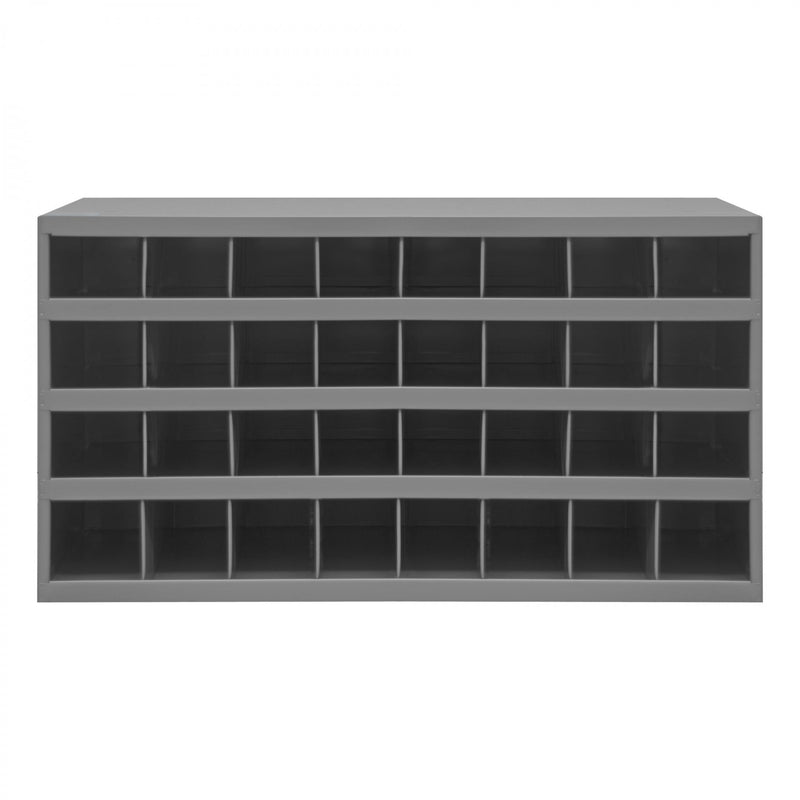 Durham 9" Deep, 32 Opening Bin, Gray