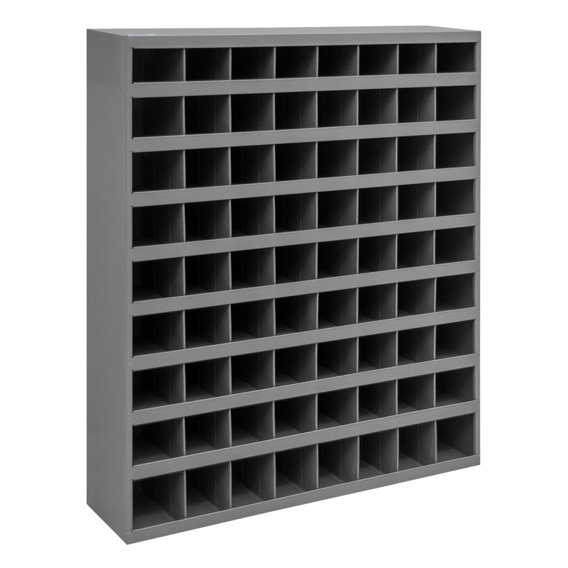 Durham 9" Deep, 72 Opening Bin, Gray