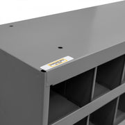 Durham 9" Deep, 72 Opening Bin, Gray