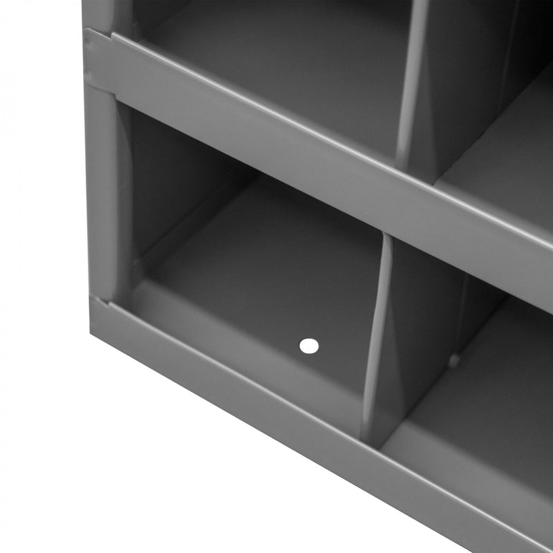 Durham 9" Deep, 72 Opening Bin, Gray