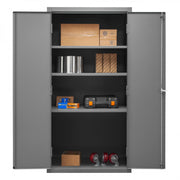 Durham Heavy Duty Cabinet, 14 Gauge, 36 x 24 x 84, 3 Adjustable Shelves, Flush Doors, Lockable