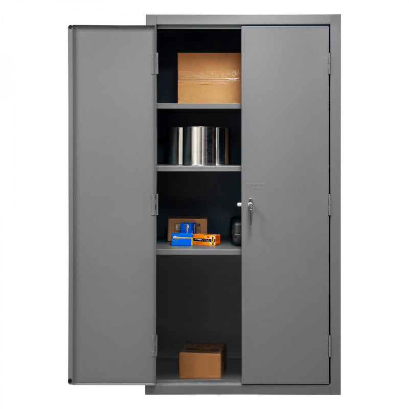 Durham Heavy Duty Cabinet, 14 Gauge, 36 x 24 x 84, 3 Adjustable Shelves, Flush Doors, Lockable