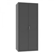 Durham Heavy Duty Cabinet, 14 Gauge, 36 x 24 x 84, 1 Fixed Shelf, 4 Adjustable Shelves, Hanger Bar