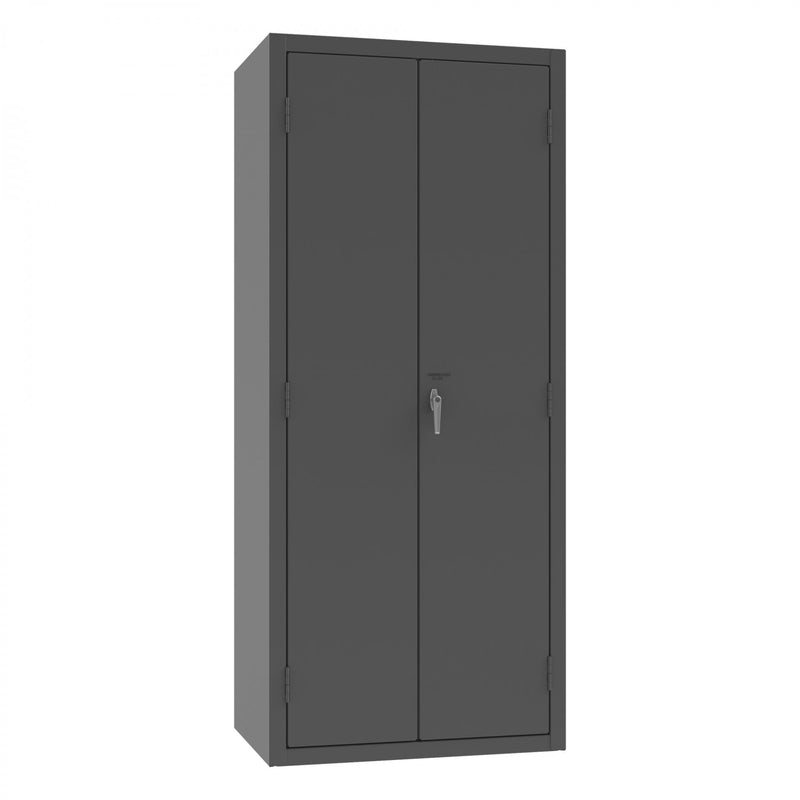 Durham Heavy Duty Cabinet, 14 Gauge, 36 x 24 x 84, 1 Fixed Shelf, 4 Adjustable Shelves, Hanger Bar