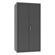 Durham Heavy Duty Cabinet, 14 Gauge, 36 x 24 x 72, 96 Blue Bins, 112 Steel Bins