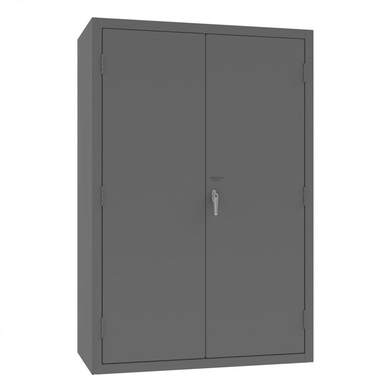 Durham Heavy Duty Cabinet, 14 Gauge, 48 x 24 x 72, 3 Adjustable Shelves, Flush Doors, Lockable