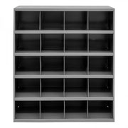 Durham 12" Deep, 20 Opening Bin, Gray