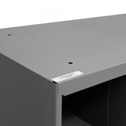 Durham 12" Deep, 20 Opening Bin, Gray