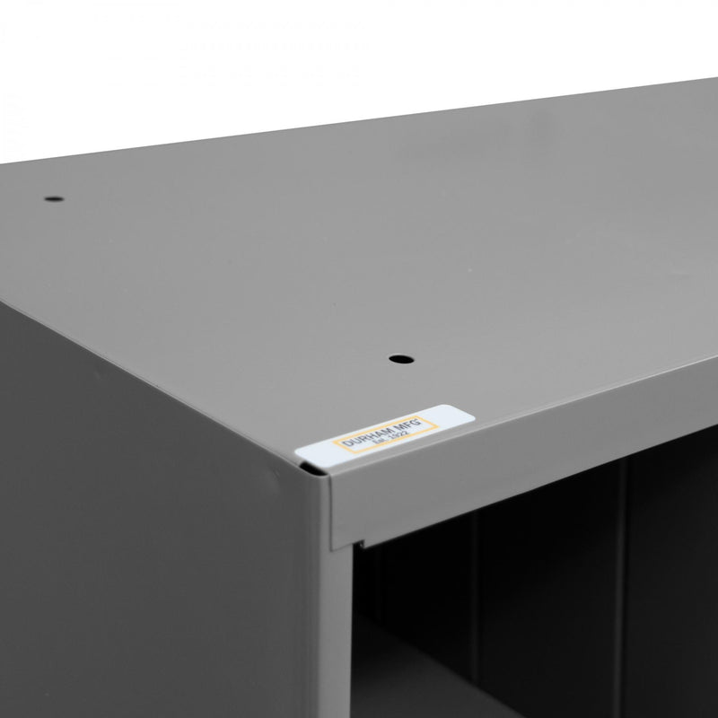 Durham 12" Deep, 20 Opening Bin, Gray