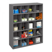 Durham 12" Deep, 20 Opening Bin, Gray