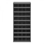 Durham 12" Deep, 36 Opening Bin, Gray