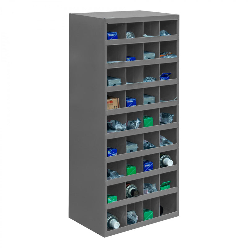 Durham 12" Deep, 36 Opening Bin, Gray
