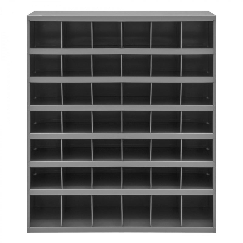 Durham 12" Deep, 42 Opening Bin, Gray