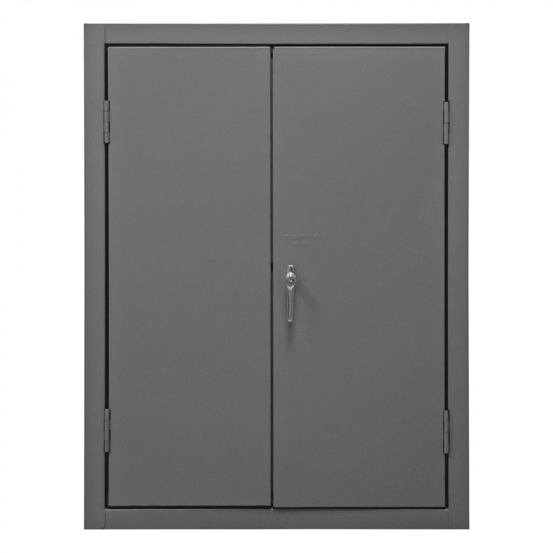 Durham Heavy Duty Cabinet, 14 Gauge, 36 x 18 x 48, 2 Adjustable Shelves, Flush Doors, Lockable