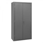 Durham Heavy Duty Cabinet, 14 Gauge, 36 x 18 x 72, 4 Adjustable Shelves, Flush Doors, Lockable