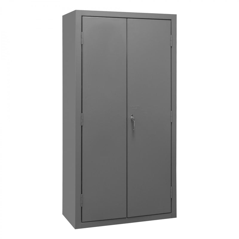 Durham Heavy Duty Cabinet, 14 Gauge, 36 x 18 x 72, 4 Adjustable Shelves, Flush Doors, Lockable