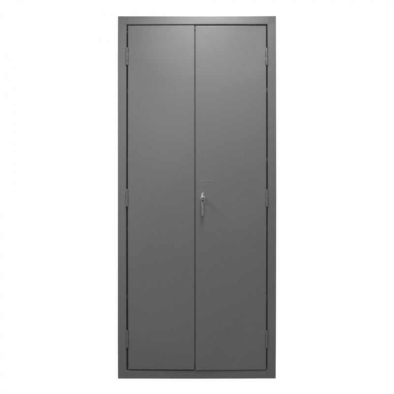 Durham Heavy Duty Cabinet, 14 Gauge, 36 x 18 x 84, 4 Adjustable Shelves, Flush Doors, Lockable