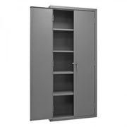 Durham Heavy Duty Cabinet, 14 Gauge, 36 x 18 x 84, 4 Adjustable Shelves, Flush Doors, Lockable