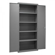 Durham Heavy Duty Cabinet, 14 Gauge, 36 x 18 x 84, 4 Adjustable Shelves, Flush Doors, Lockable