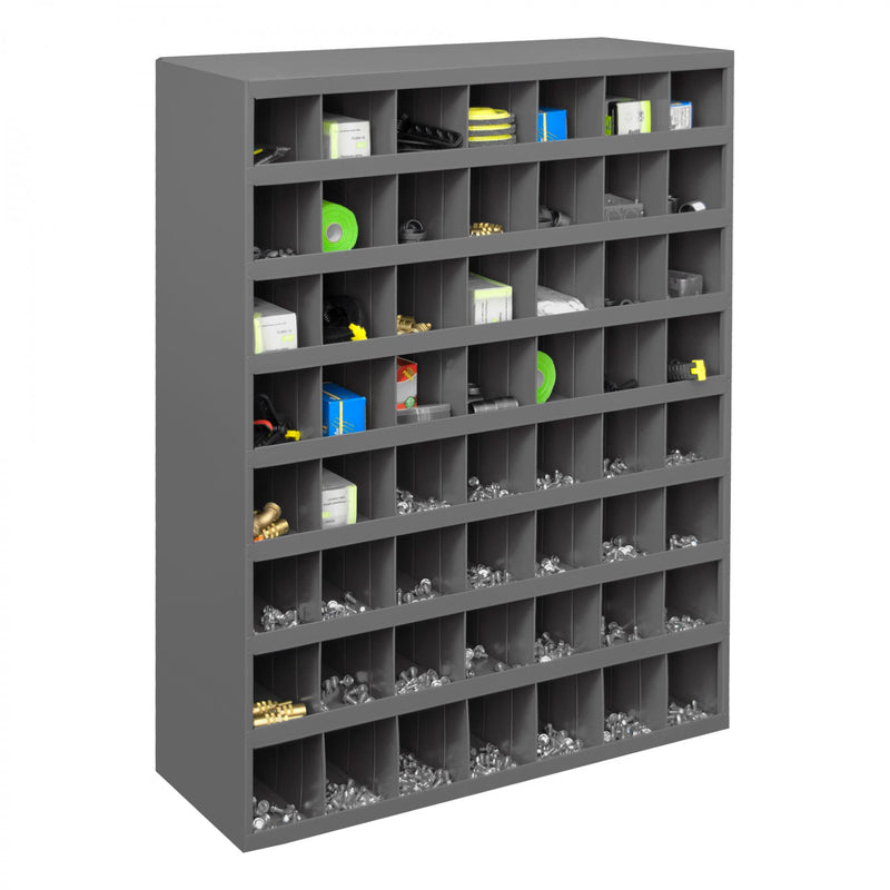 Durham 12" Deep, 56 Opening Bin, Gray