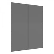 Durham Hinged Door Set For 42″ High Bins, Gray
