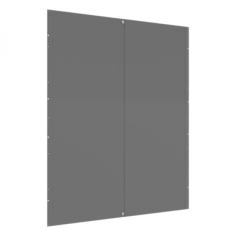 Durham Hinged Door Set For 42″ High Bins, Gray