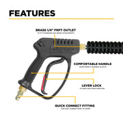 36" Pressure Washer Gun & Wand Assembly BE Power Equipment