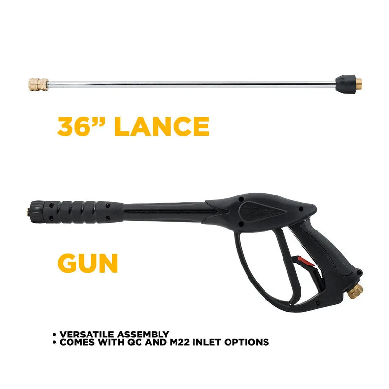 36" Replacement Pressure Washer Gun & Wand Assembly BE Power Equipment