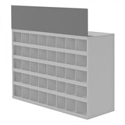Durham Bin Topper for open bin and Drawer, Gray