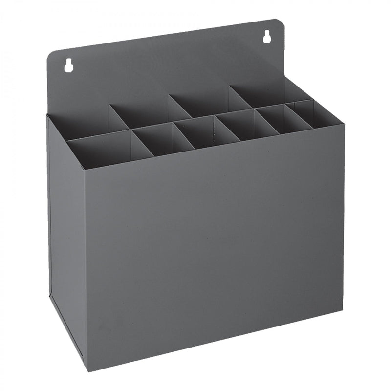 Durham Key Stock Rack, 10 Compartments, Gray