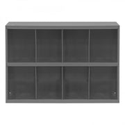 Durham 12" Deep, 8 Opening Bin, Gray