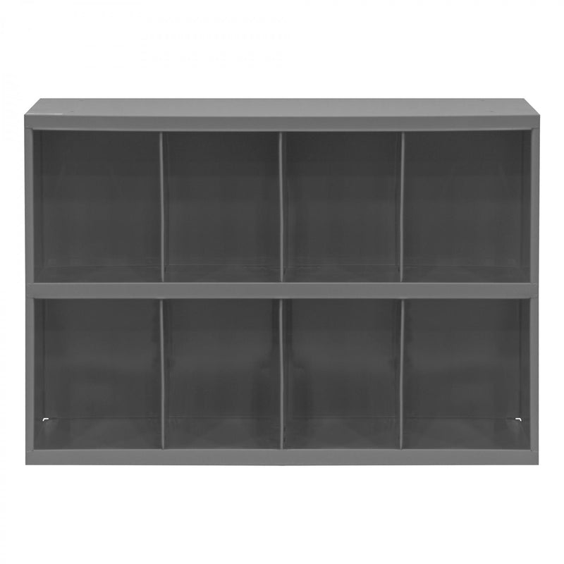 Durham 12" Deep, 8 Opening Bin, Gray