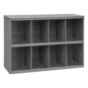 Durham 12" Deep, 8 Opening Bin, Gray