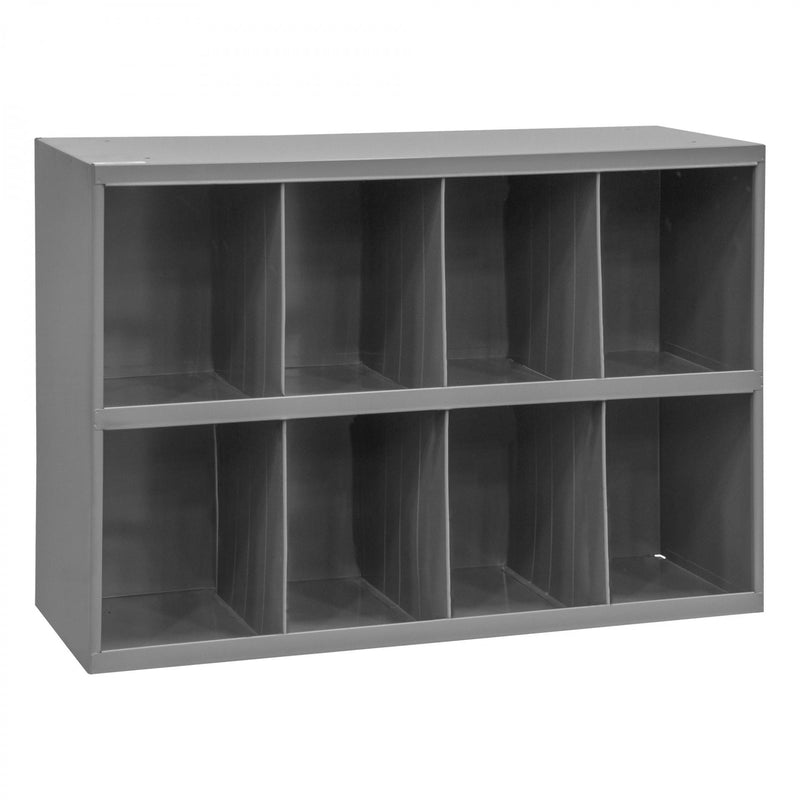 Durham 12" Deep, 8 Opening Bin, Gray