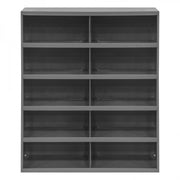Durham 12" Deep, 10 Opening Bin, Gray