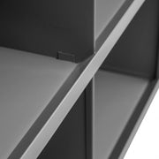 Durham 12" Deep, 10 Opening Bin, Gray