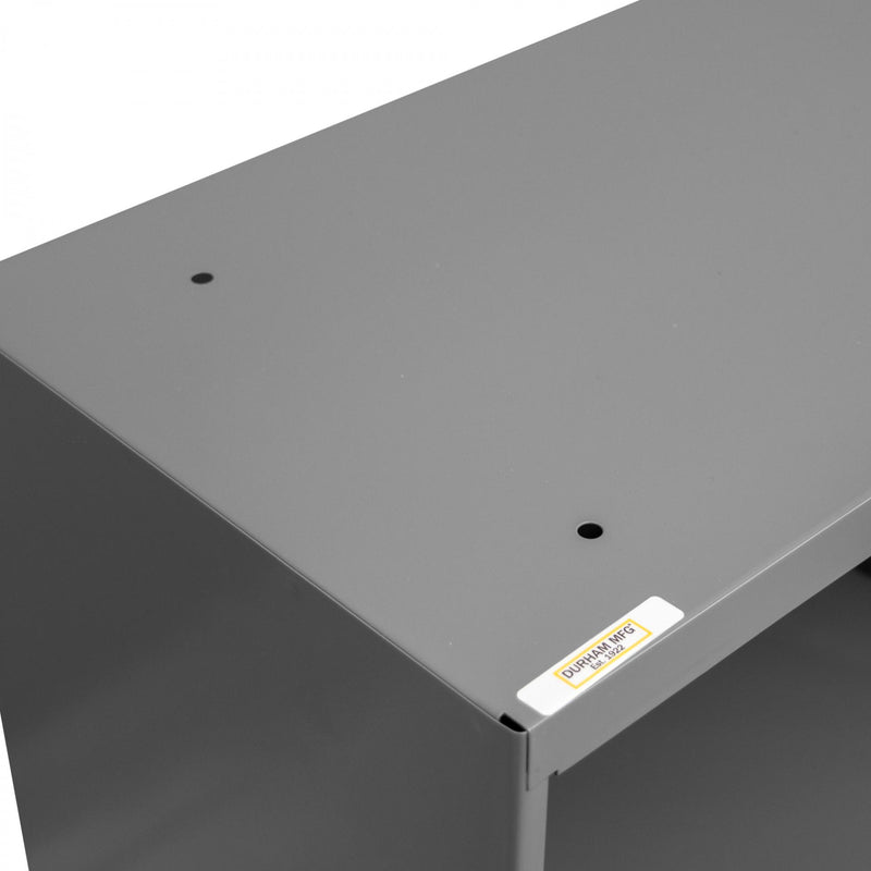 Durham 12" Deep, Tall 84 Opening Bin, Gray