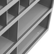 Durham 12" Deep, 44 Opening Bin, Gray